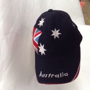 Australia Cap Hat Ausiouse Leather Peek One Size H